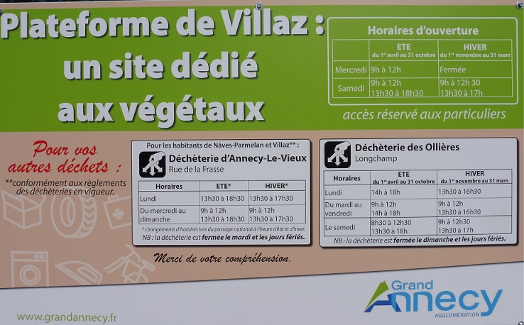 2017 Plateforme Déchets Verts Villaz