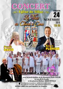 Concert la voix en chœur à cœur@église de Villaz